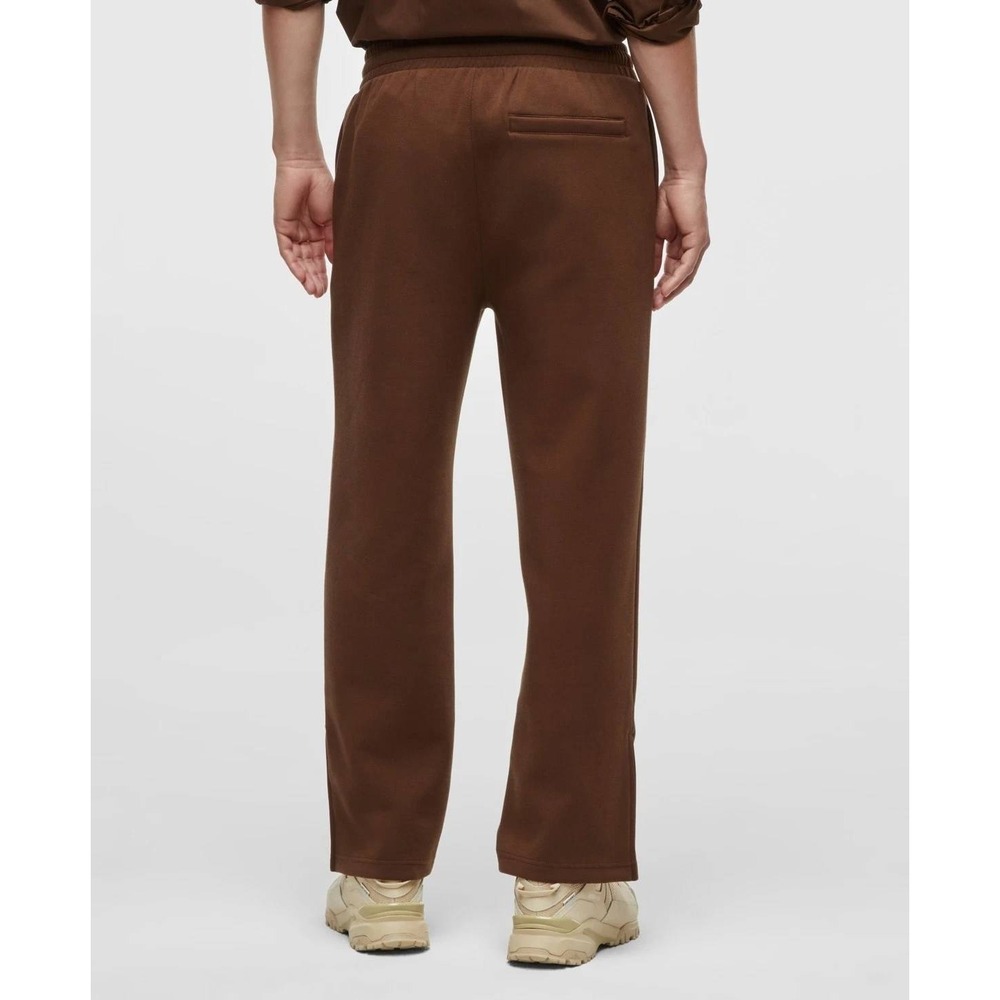 Mode of One Dark Walnut Fleece Pants XXL Brown Straight Leg Zipper NWT
